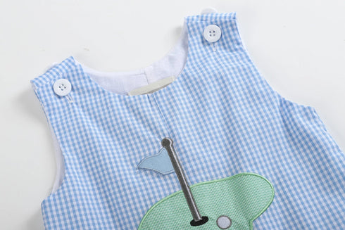 blue-gingham-golf-hole-shortall-lil-cactus-sophias-style-8