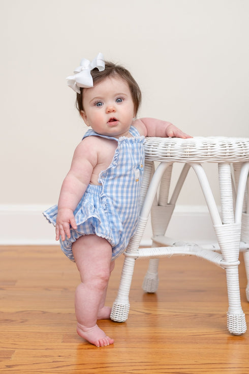 blue-gingham-goose-lace-bow-ruffle-romper-lil-cactus-sophias-style-3
