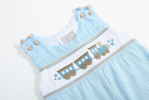 blue-gingham-train-smocked-longall-lil-cactus-sophias-style-3