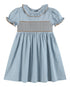 blue-pinstripe-brown-smocked-ruffle-collar-dress-lil-cactus-sophias-styleDress-1