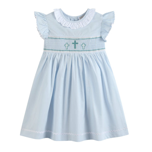 blue-ruffled-crosses-smocked-dress-lil-cactus-sophias-styleDress-1