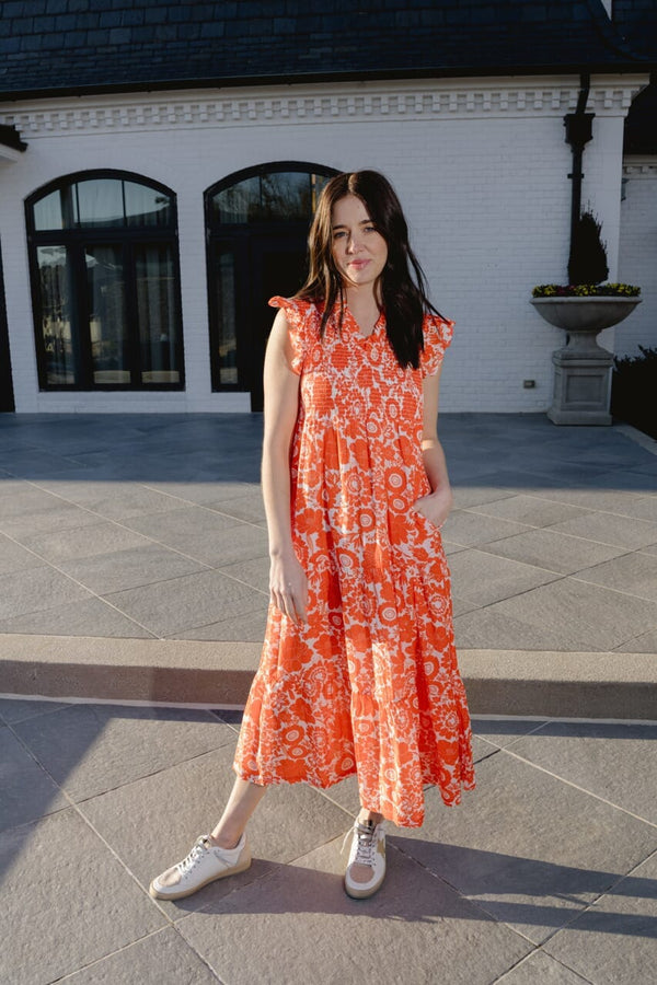 game-day-maxi-dress-orange Briton Court - Sophia's StyleDresses-1