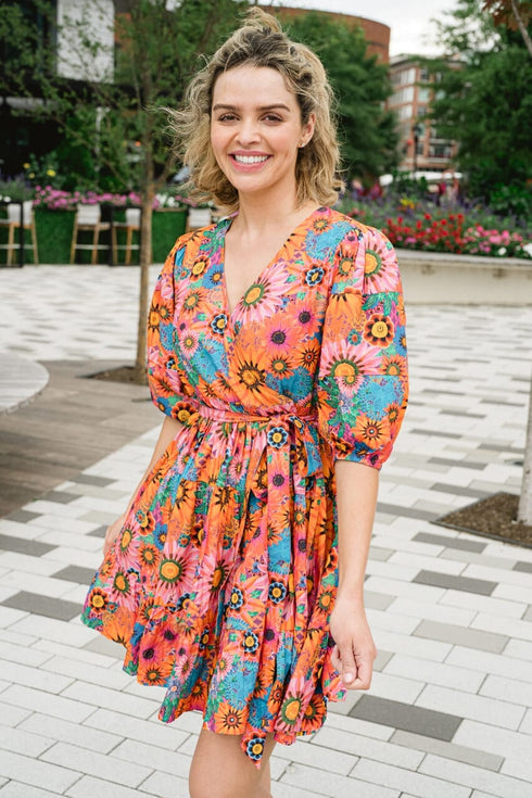 chloe-mini-wrap-dress-floral-bouquet-final-sale Briton Court - Sophia's Style-4