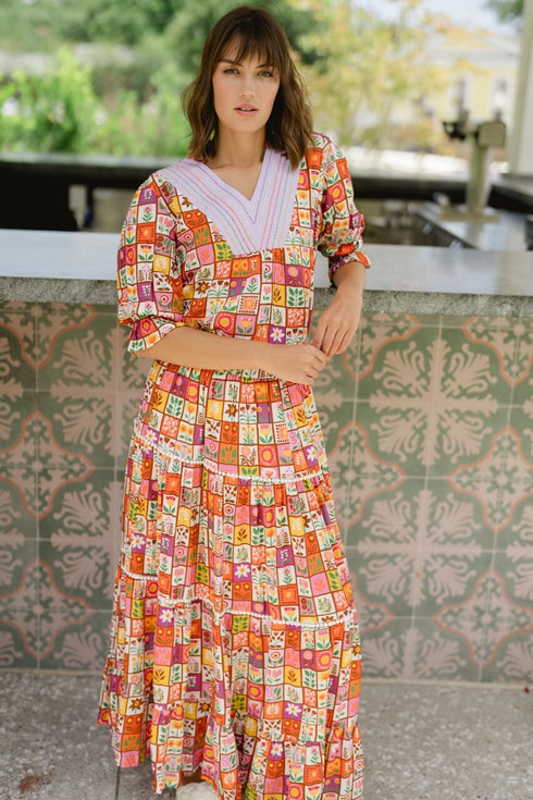 savannah-maxi-skirt-floral-motif Briton Court - Sophia's StyleSkirt-1