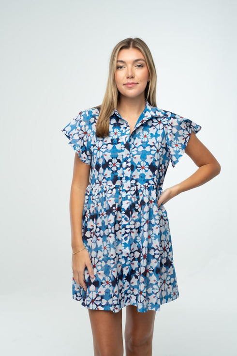 frenchi-mini-gameday-dress-red-blue Briton Court - Sophia's StyleDresses-1