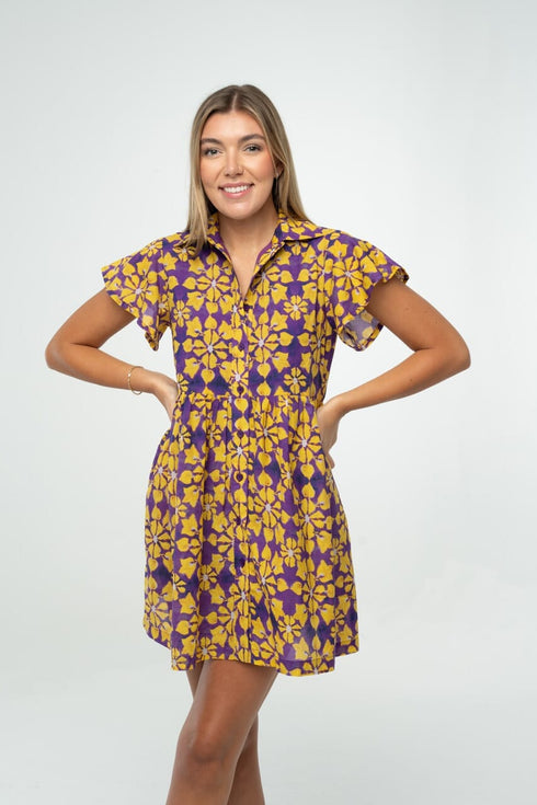 frenchi-mini-gameday-dress-purple-gold Briton Court - Sophia's StyleDresses-1