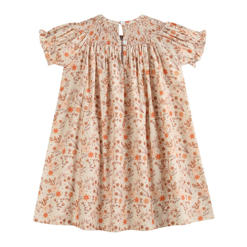 brown-floral-smocked-bishop-dress-lil-cactus-sophias-style-3