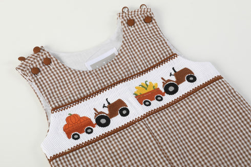 brown-gingham-pumpkin-and-corn-tractor-smocked-longall-lil-cactus-sophias-style-5