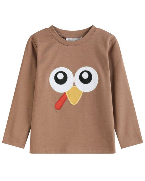 brown-turkey-face-t-shirt-lil-cactus-sophias-styleShirt-1