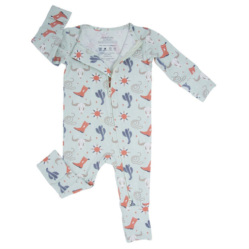 bulls-boots-lasso-western-convertible-romper Sweet Bamboo - Sophia's StyleRompers-1