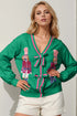 double-take-full-size-nutcracker-sequin-bow-decor-cardigan-Sophia's Style-5