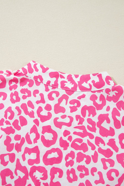 leopard-notched-long-sleeve-shirt-dress OhSoStyled - Sophia's Style-4