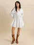 tiered-tie-neck-long-sleeve-mini-dress OhSoStyled - Sophia's Style in -7