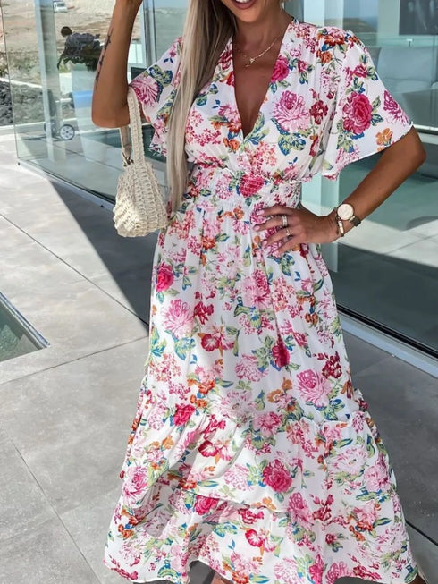 floral-print-flutter-sleeve-maxi-dress-OhSoStyled-Sophia's-Style-4