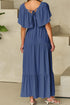 ruffled-v-neck-short-sleeve-maxi-dress OhSoStyled - Sophia's Style-4