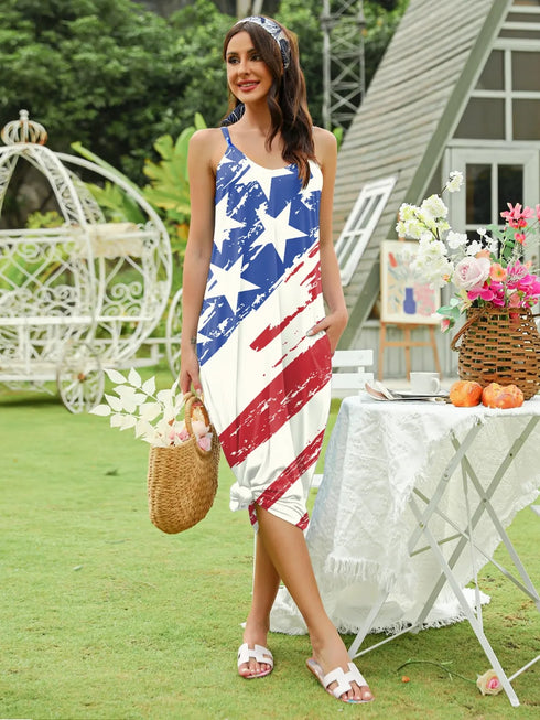 striped-star-scoop-neck-midi-cami-dress OhSoStyled - Sophia's Style in Deep Red-7