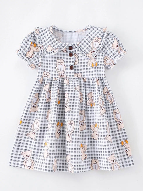 childrens-gingham-teddy-bear-print-peter-pan-collar-dress-ohso-kids-sophias-styleDresses-1