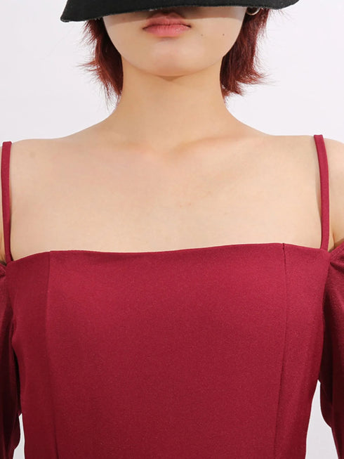 slit-spaghetti-strap-long-sleeve-dress-OhSoStyled-Sophia's-Style-5