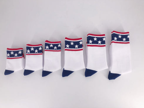 stars-and-stripes-4th-of-july-socks-infant-toddler-youth-adult-sizes Little Joy Co - Sophia's Style-1