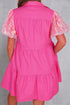 sequin-button-up-tiered-dress OhSoStyled - Sophia's Style in Hot Pink-2