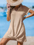 twisted-front-notched-short-sleeve-dress OhSoStyled at Sophia's Style-7
