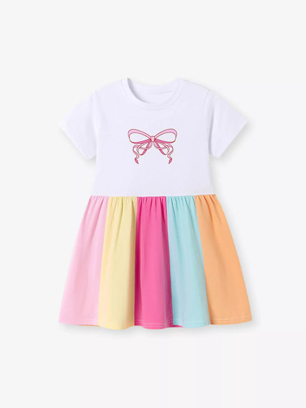 childrens-color-block-bow-short-sleeve-dress-ohso-kids-sophias-styleDresses-1