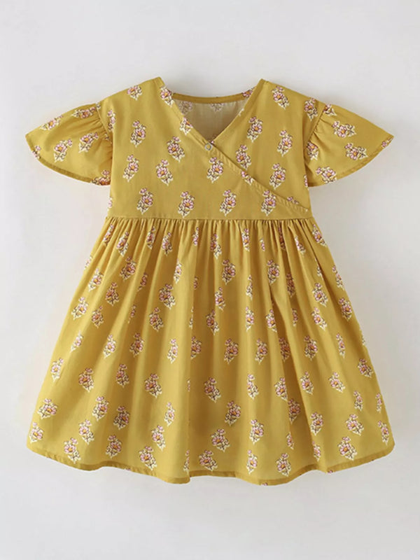 childrens-floral-print-ruffle-sleeve-wrap-dress-ohso-kids-sophias-styleDresses-1