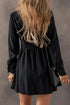 ruched-button-up-long-sleeve-dress OhSoStyled - Sophia's Style-4