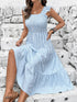 smocked-striped-wide-striped-midi-dress OhSoStyled - Sophia's Style in Sky Blue-1
