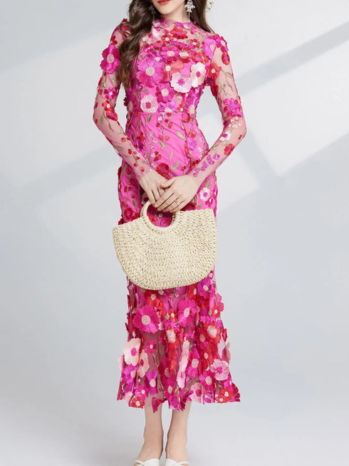 floral-embroidered-mesh-long-sleeve-midi-dress-OhSoStyled-Sophia's-Style-14