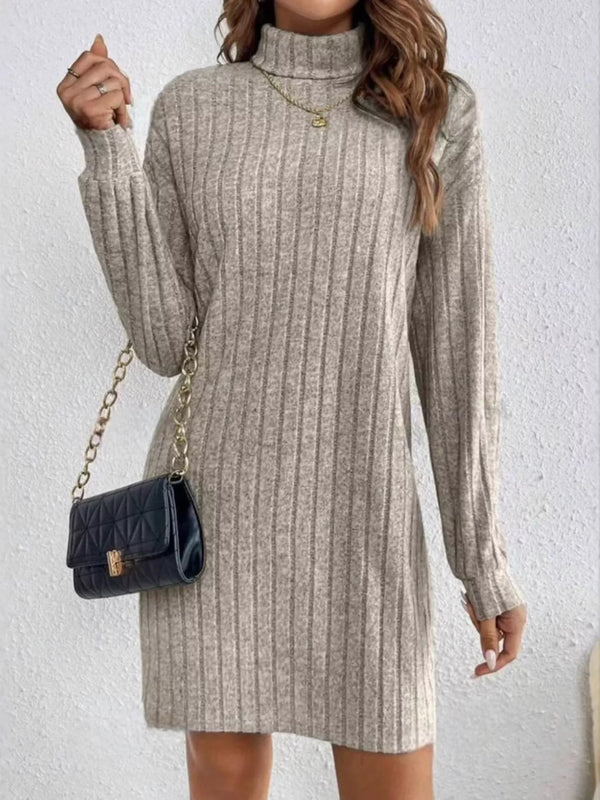 ribbed-knit-turtleneck-mini-dress-OhSoStyled-Sophia's-Style-1