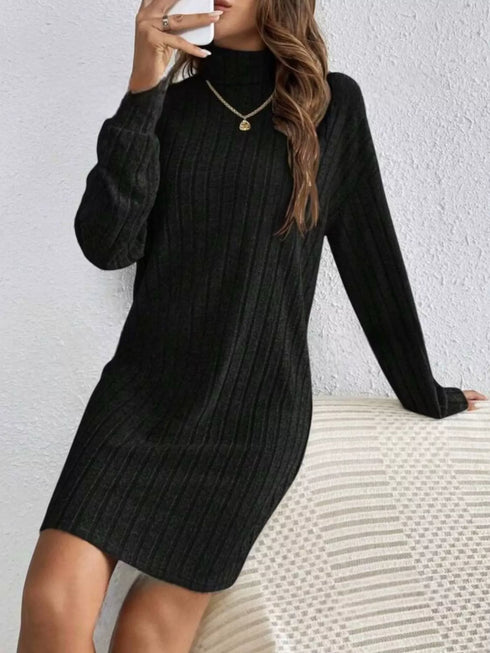 ribbed-knit-turtleneck-mini-dress-OhSoStyled-Sophia's-Style-9