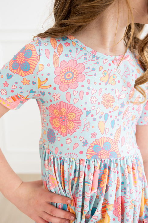 blue-retro-unicorns-s-s-pocket-twirl-dress Mila & Rose - Sophia's Style--12-24M--2