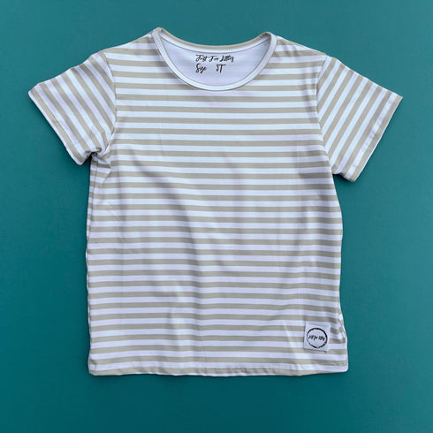 champagne-stripe-t-shirt-just-for-littles®️ - Sophia's Style -2