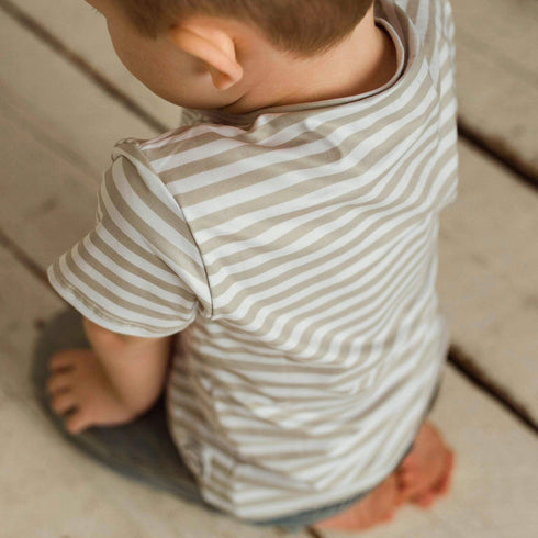 champagne-stripe-t-shirt-just-for-littles®️ - Sophia's Style Shirt-1