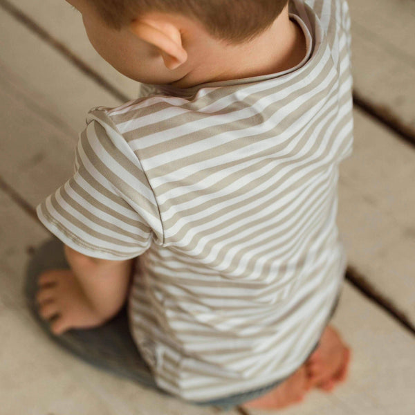 champagne-stripe-t-shirt-just-for-littles®️ - Sophia's Style Shirt-1
