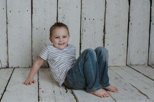 champagne-stripe-t-shirt-just-for-littles®️ - Sophia's Style -5