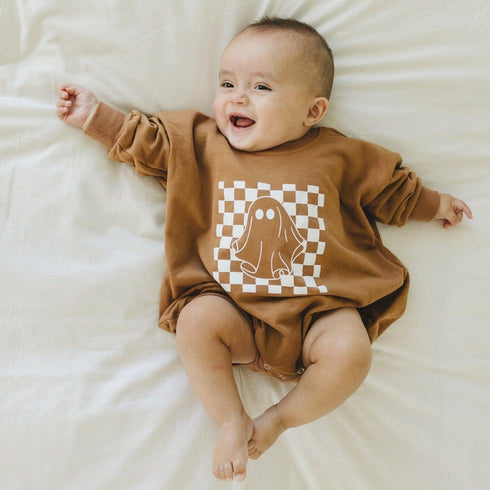 checkered-ghost-sweatshirt-romper- at Sophia's Style-3