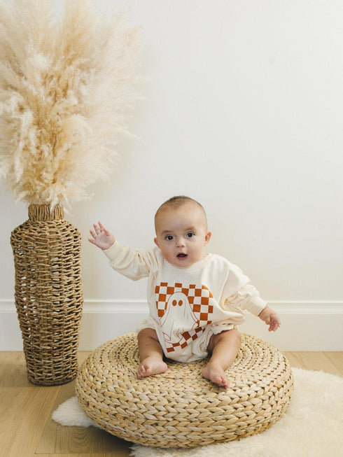 checkered-ghost-sweatshirt-romper- at Sophia's Style-8