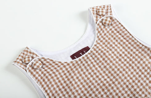 classic-brown-gingham-bubble-romper-lil-cactus-sophias-style-4