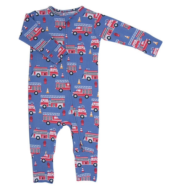 blue-fire-truck-convertible-romper Sweet Bamboo - Sophia's StyleRompers-1