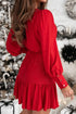 ruffled-tied-surplice-long-sleeve-dress-Sophia's Style-2