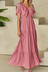 ruffled-v-neck-flutter-sleeve-maxi-dress OhSoStyled - Sophia's Style-6