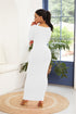 round-neck-long-sleeve-maxi-wrap-dress Sophia's Trends - Sophia's Style-White-M