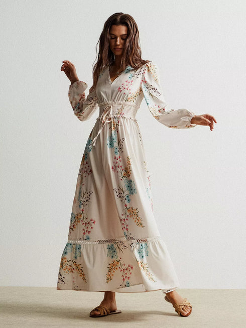 floral-print-long-sleeve-maxi-dress-with-smocked-waist-OhSoStyled-Sophia's-Style-5