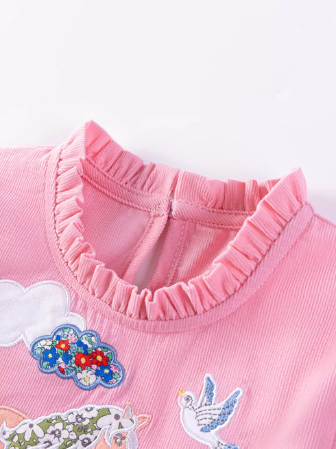 childrens-cartoon-short-sleeve-dress-ohso-kids-sophias-style-3