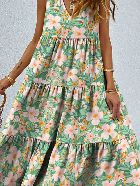 floral-tiered-maxi-tank-dress OhSoStyled at Sophia's Style-6