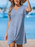 twisted-front-notched-short-sleeve-dress OhSoStyled at Sophia's Style-12