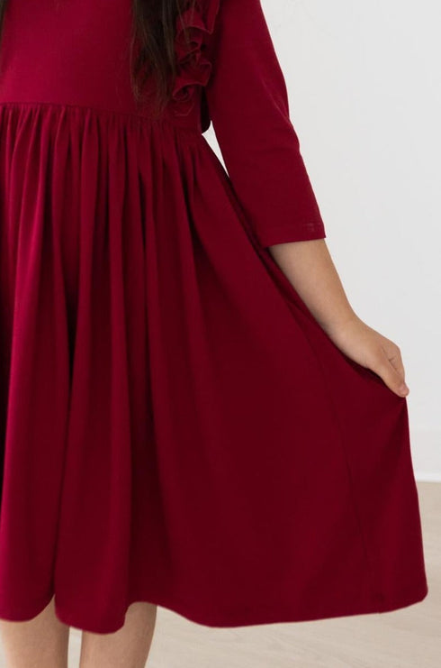burgundy-ruffle-twirl-dress Mila & Rose - Sophia's Style--12-24M--2