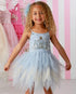Girls Sky Blue Carriage Emma Tutu Dress, 12M-14
